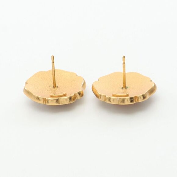 Chanel Coco Mark Earrings Gold Plated - Picture 6 of 7
